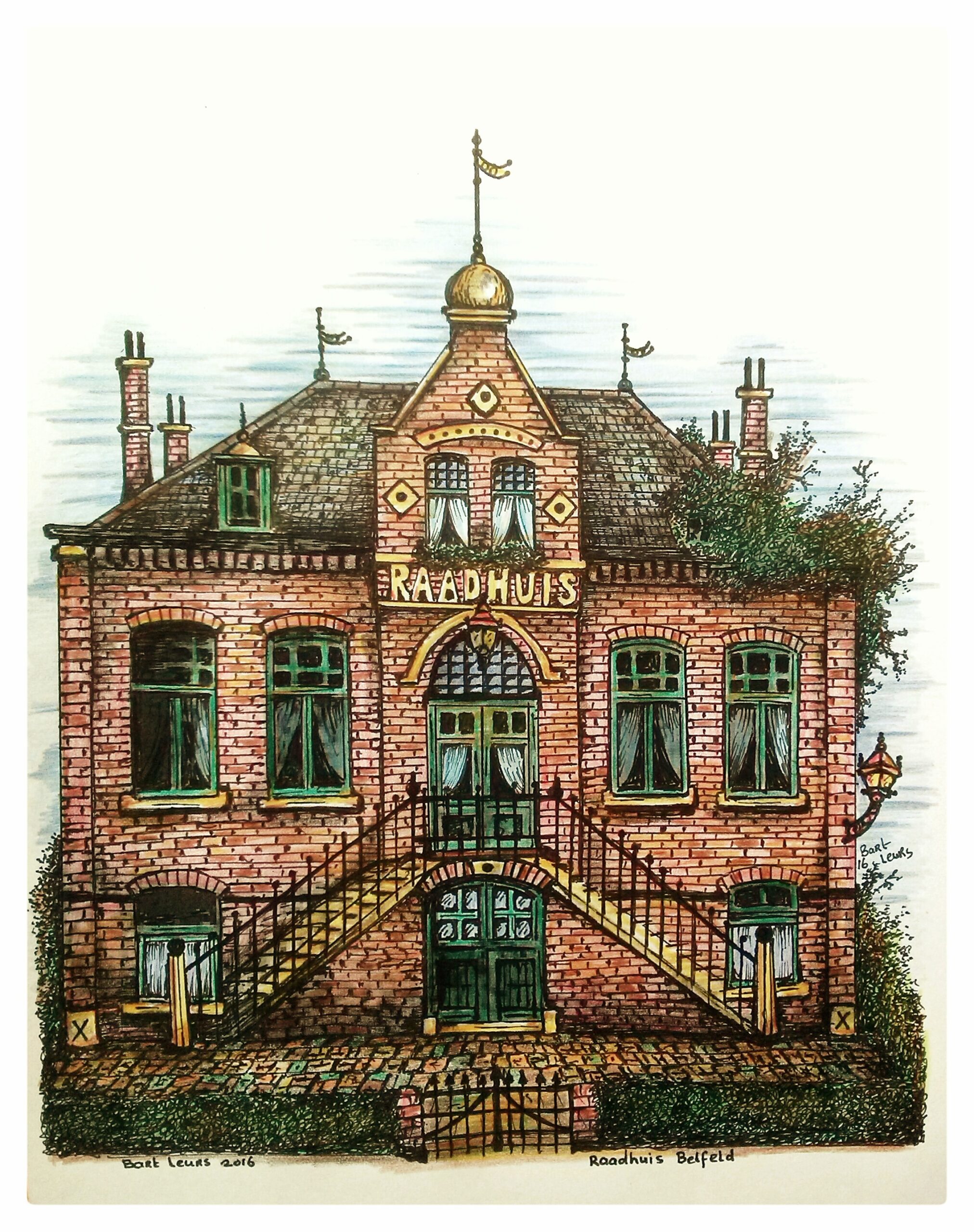 Was getekend - Het Raadhuis - Belfeld 700 jaar