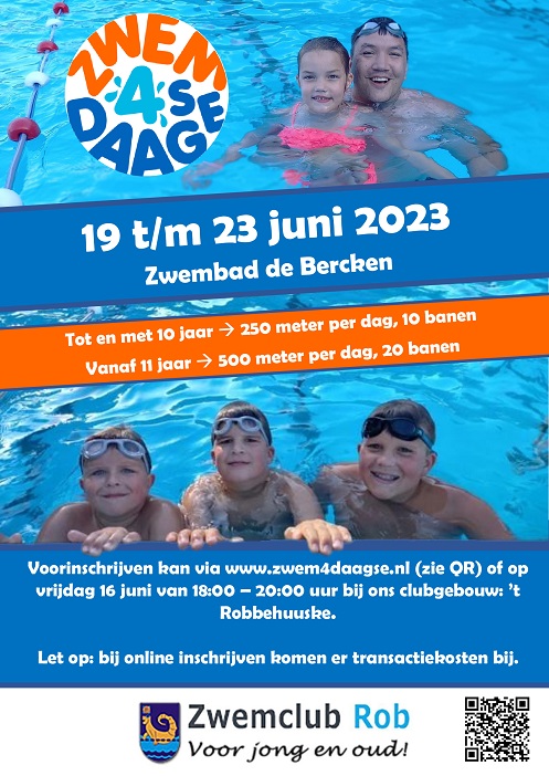 Zwemvierdaagse poster 02 2023 Belfeldnu